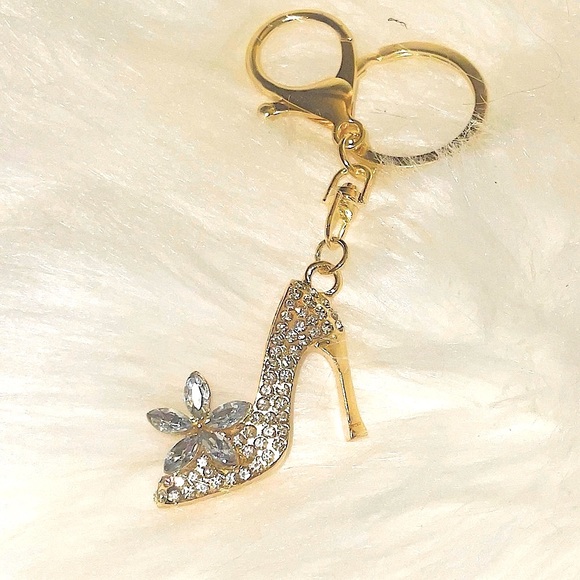 New! Bling Stiletto Purse Charm or Keychain - Picture 12 of 16